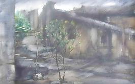 風景油畫圖片