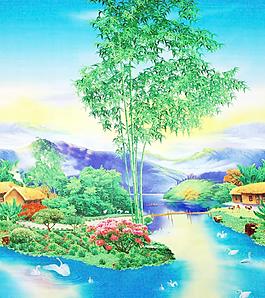乡村美景图片
