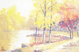 風(fēng)景油畫圖片
