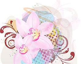 花卉矢量插畫