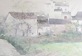 水彩風(fēng)景圖片