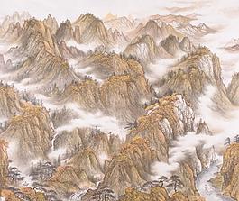 山水國畫圖片