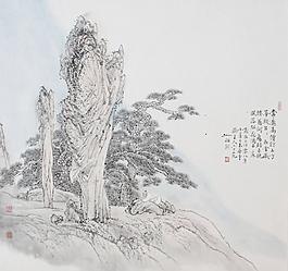 國(guó)畫(huà)山水圖片