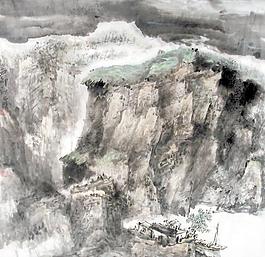 國畫山水圖片