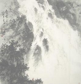 國畫山水圖片