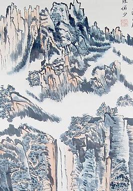國畫山水圖片