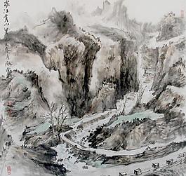山水畫圖片