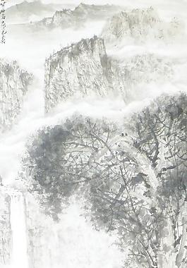國畫山水圖片