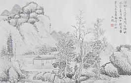 山水國(guó)畫圖片