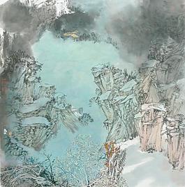 國畫山水圖片