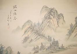 國畫山水圖片