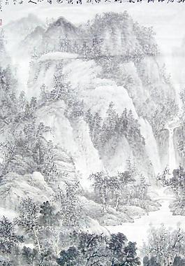 國(guó)畫山水圖片