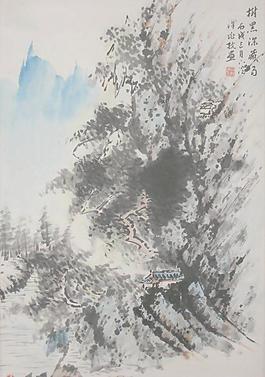 國畫山水圖片