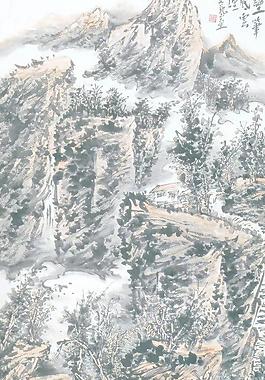 國(guó)畫山水圖片