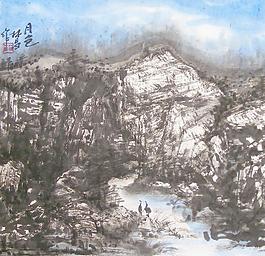 國(guó)畫山水圖片