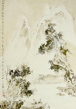 國(guó)畫山水圖片