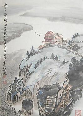 國畫山水圖片
