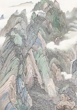國畫山水圖片