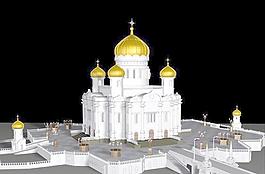 3d歐式建筑模型圖片