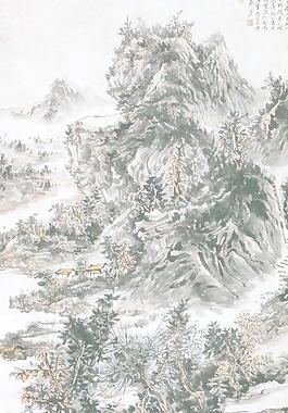 國畫山水圖片