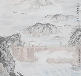 國畫山水圖片