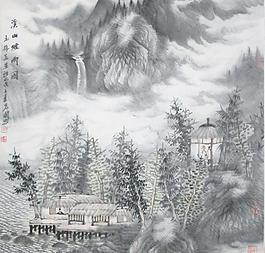 山水畫圖片