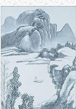 山水畫圖片