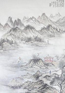 山水畫圖片