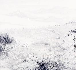國(guó)畫(huà)山水圖片