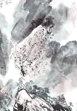 國畫山水圖片