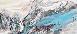 山水國畫圖片