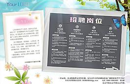 化妝品連鎖店招聘板圖片
