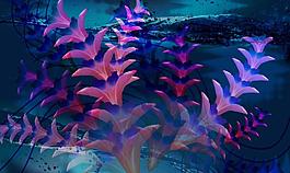 花卉背景创意设计图图片