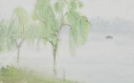 水彩風(fēng)景圖片