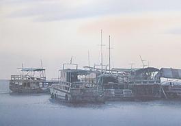 水彩風(fēng)景圖片