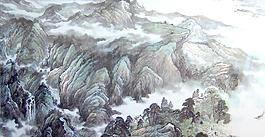 山水國畫圖片
