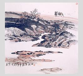 國(guó)畫山水圖片