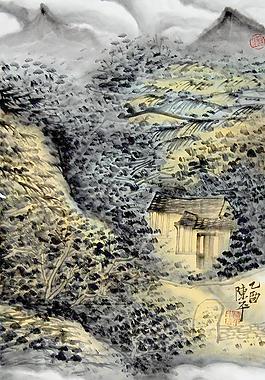 國畫山水圖片