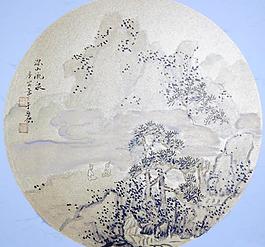 國畫山水圖片