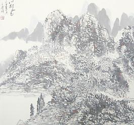 國(guó)畫(huà)山水圖片
