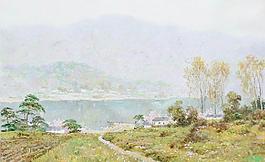 風景油畫圖片