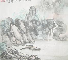 國畫山水圖片