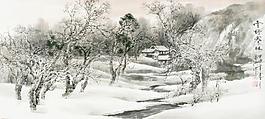 雪野寒林圖片