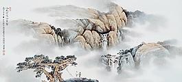 山水空流心自然圖片