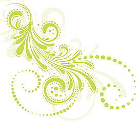 美麗的花卉圖案背景矢量插畫