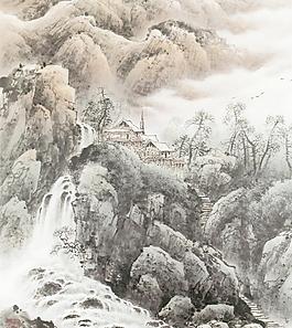 山居圖片