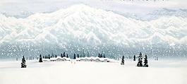 國畫山水圖片