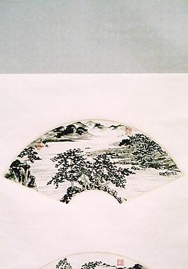 國畫山水圖片