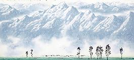 國畫山水圖片