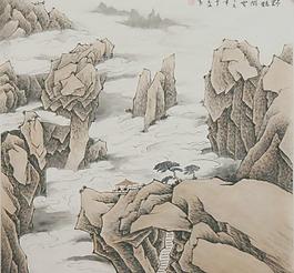 山水畫圖片